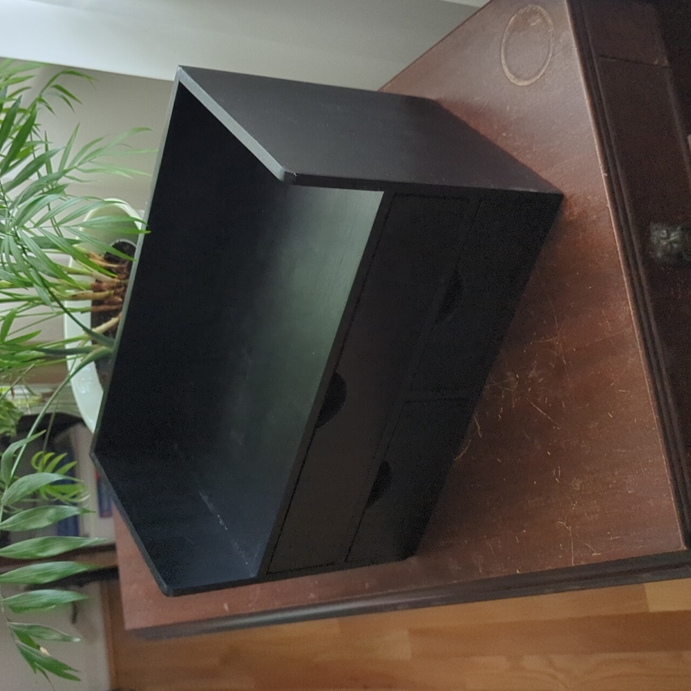 Black Wooden Organizer